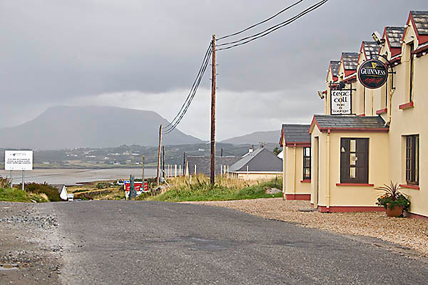 WY2T5219 
 Bar on Donegal road in the Gaeltacht area.