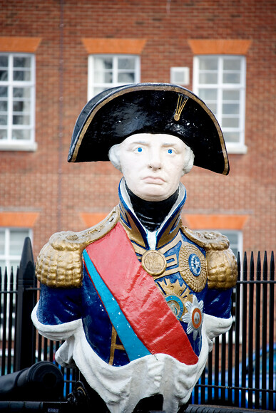 mr-nelson-figurehead 
 NFT in process. Admiral Lord Nelson HMS Trafalgar Figurehead. 
 Keywords: portsmouth historic dockyard hms trafalgar 200