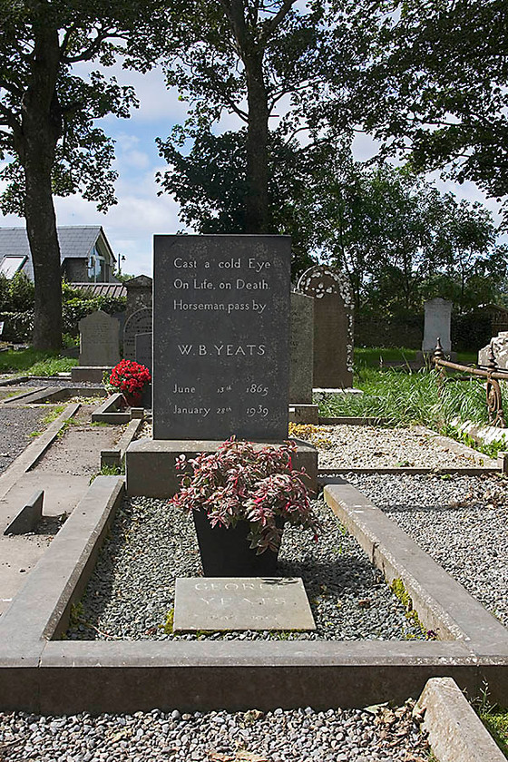 WY2T5336 
 Grave of WB Yeats Sligo.