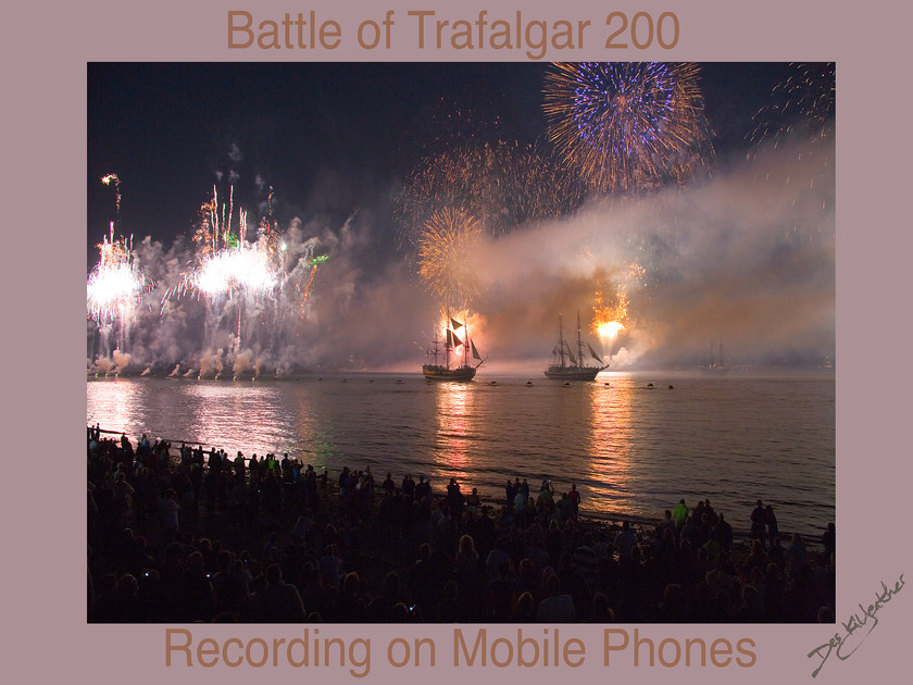 poster-t200-fireworks-1-24x18 
 Poster T200 Fireworks 1. 24 x 18 inch poster. One of Des Kilfeather's 500+ images shot during his Trafalgar 200 project, working alongside the Royal Navy. Resulting in his book and eBook Trafalgar 200 Through the Lens and other images.
The character of these, digitally-signedworks include unique printing especially for your order, so variations on shape, colour and tone from what you see on your screen will probably happen; and is a feature of the art.As is normal practice for this type of printing to order, refunds cannot be offered.